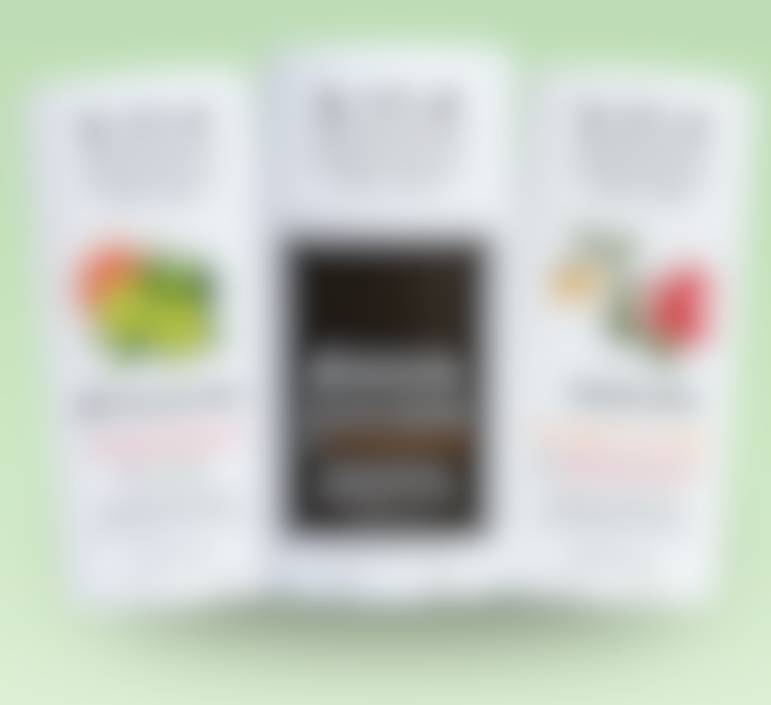 Product packaging with a blurred background
